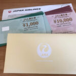 I received a JAL travel coupon.