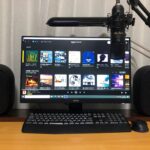 Recording room and monitor speakers