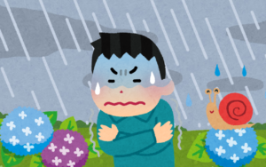 This year's rainy season started with rainy cold